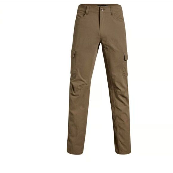NWT UNDER ARMOUR Tactical Elite Women's Cargo Pants Tan Brown Size 10 - Picture 1 of 10